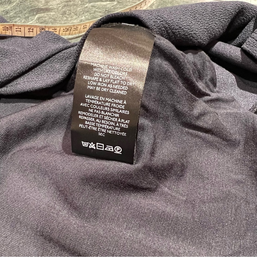 Maeve Dress Navy Blue Open Back Knit Maxi Dress Size Medium Anthropologie NWT - Picture 12 of 12